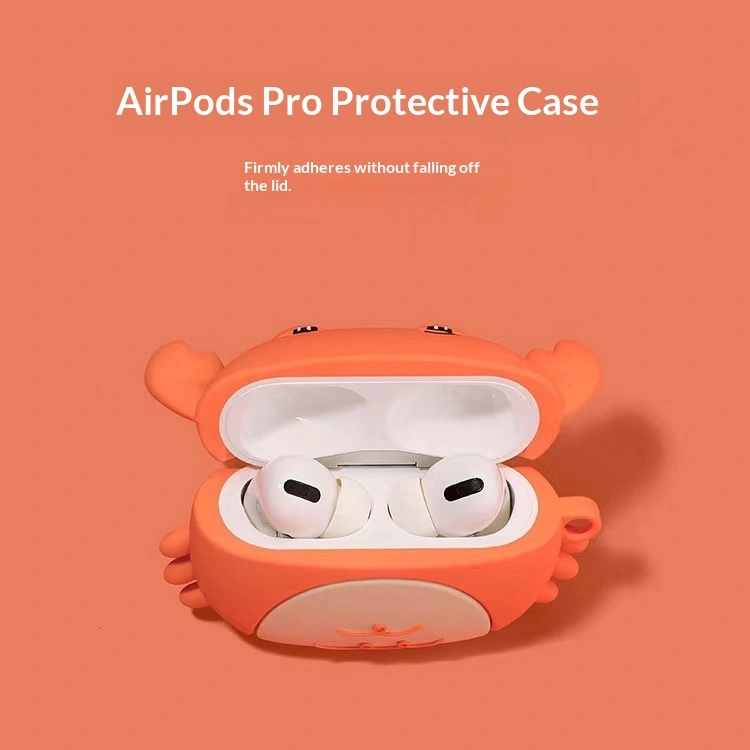 Cartoon Little Crab Bluetooth Earphone Case