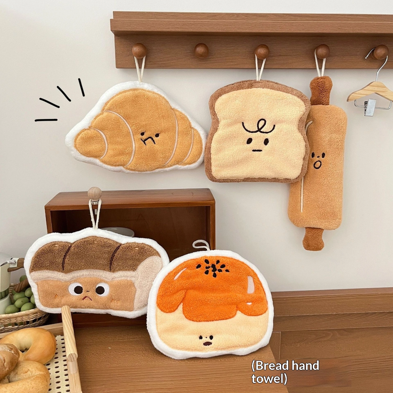 Hanging Thickened Super-Absorbent Cute Cartoon Hand Towel