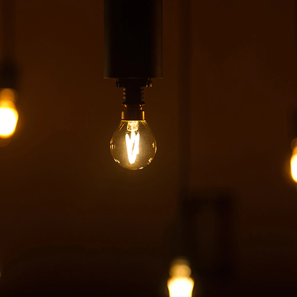 G40 Gold-Plated LED Filament Bulb Edison Vintage Light Bulb