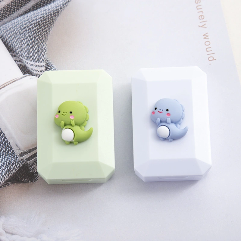 Cartoon Dinosaur Cosmetic Contact Lens Case
