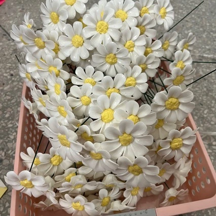 Handmade Ceramic Small Flower Ornament