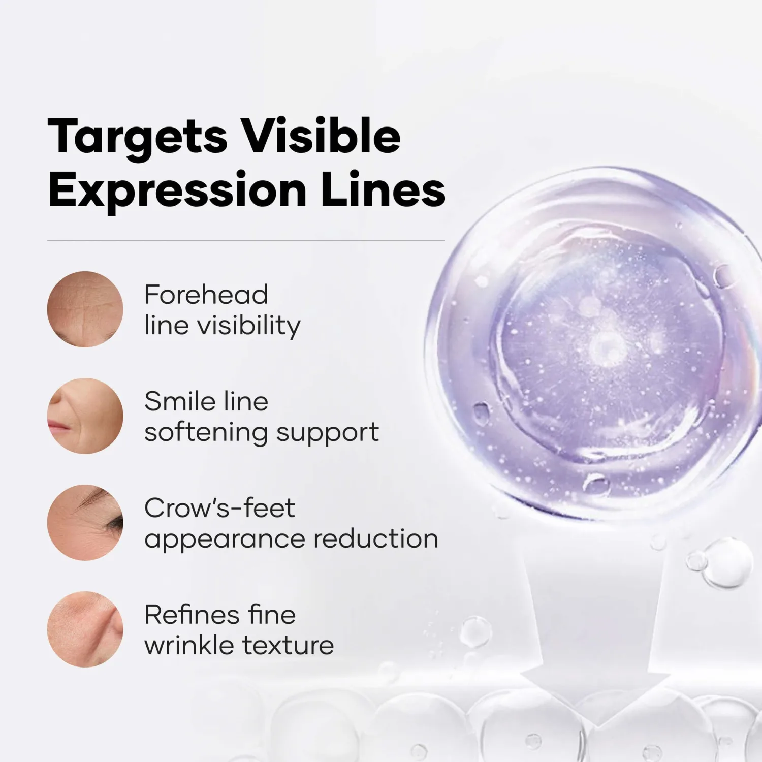 Cureskin Anti-Wrinkle & Anti-Aging Face Serum with Peptides & Hyaluronic Acid | Reduces Fine Lines & Expression Lines | Improves Skin Firmness & Smoothness | 20ml