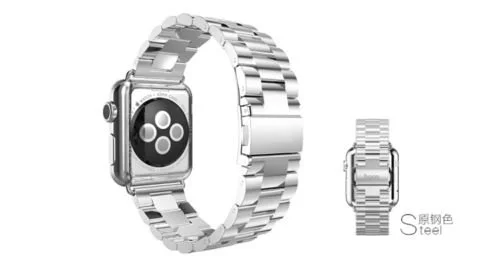 Solid Stainless Steel Band Compatible with Apple Watch 41mm/40mm/38mm, Metal Strap for iWatch Series Ultra/Ultra2/10/9/8/7/6/5/4/3/2/1 SE Women and Men (Silver 38mm/40mm/41mm)