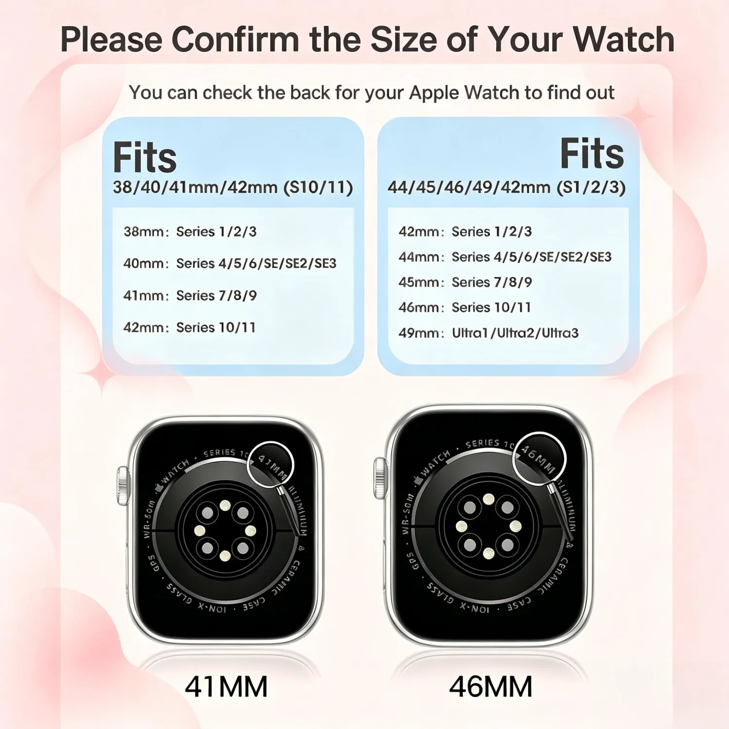for Apple Watch Bands for Women,for Apple Watch Band Black,Stainless Steel for Apple Watch Bands,42/44/45/46/49mm(Series 11-1/SE/Ultra3/2/1)