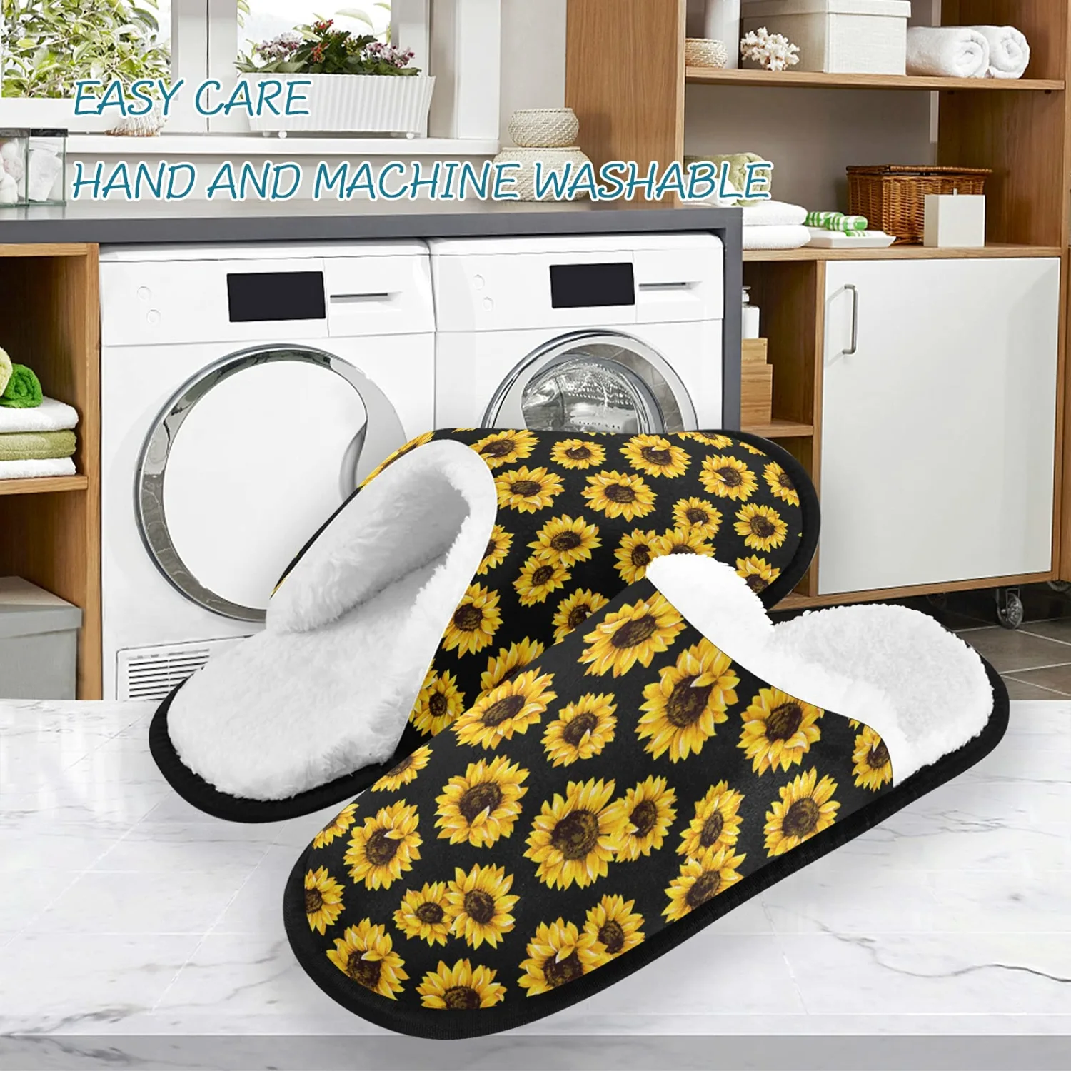 Slippers Soft Memory Foam Non-Slip Indoor House Slippers Home Shoes For Bedroom Hotel Travel Spa