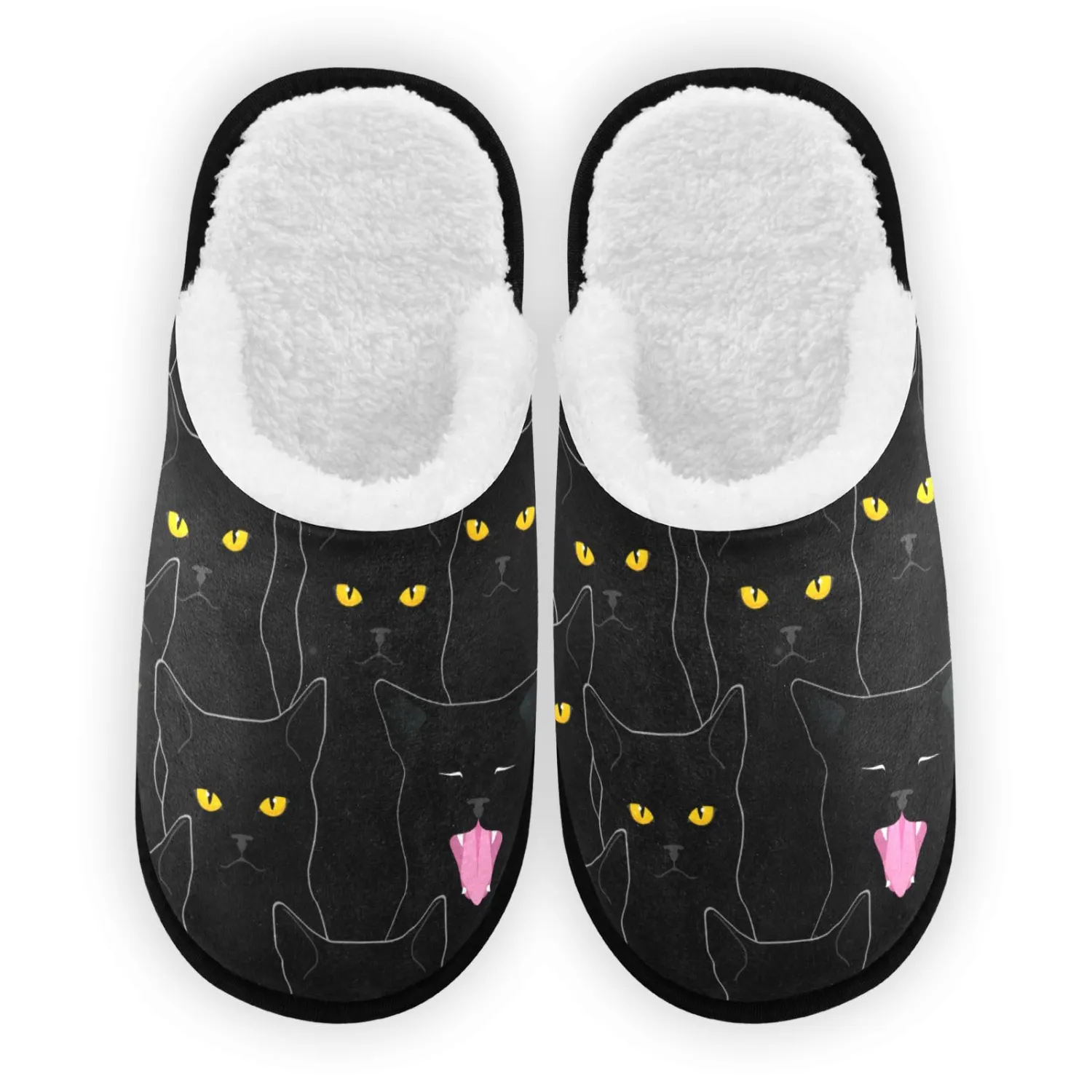 Slippers Soft Memory Foam Non-Slip Indoor House Slippers Home Shoes For Bedroom Hotel Travel Spa