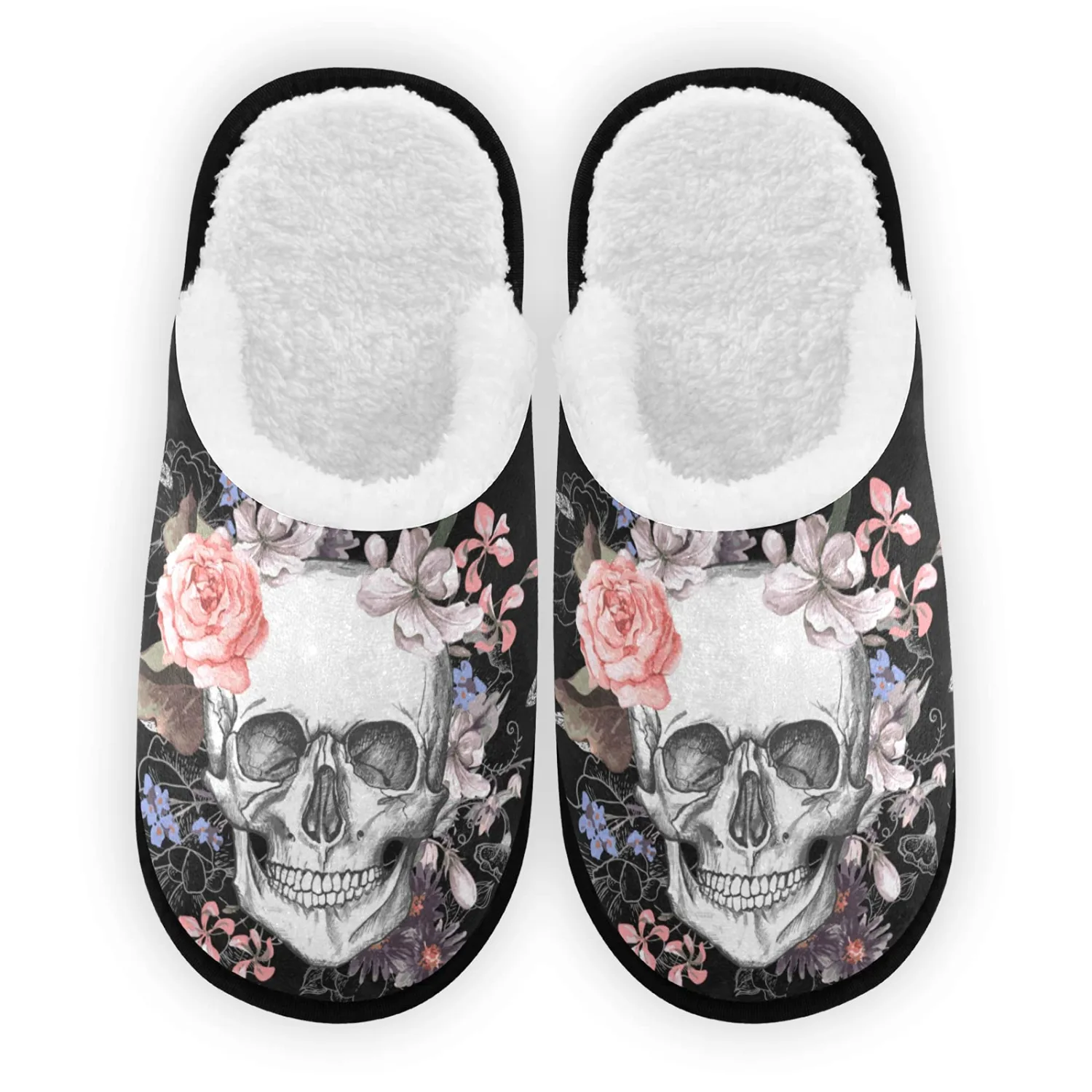 Slippers Soft Memory Foam Non-Slip Indoor House Slippers Home Shoes For Bedroom Hotel Travel Spa
