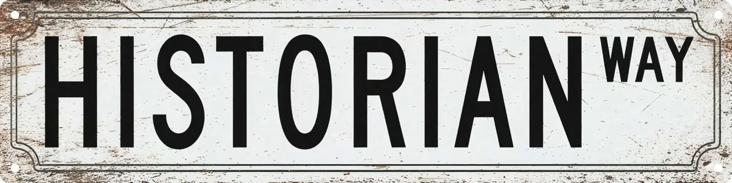Vintage Tin Sign Retro Metal Historian Way Signs For Home Decor Stylish Wall Art Plaques Gift For Home Bathroom Kitchen And Gothic Wall Decor In Every Room 4x16 In