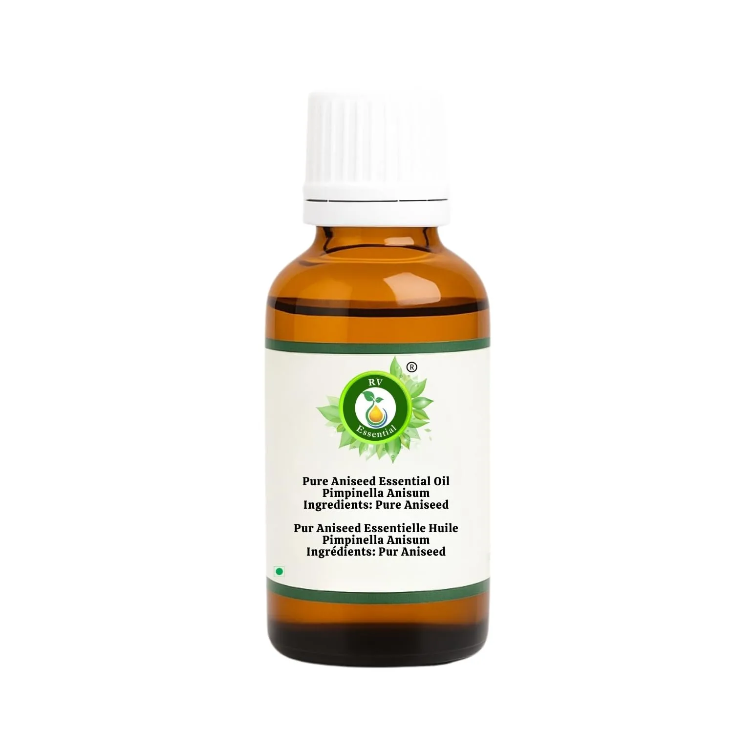 Aniseed Essential Oil | Pimpinella Anisum | Aniseed Oil | for Baking | Pure Aniseed Oil | for Cooking | 100% Pure Natural | Steam Distilled | Therapeutic Grade | 15ml | 0.507oz By R V Essential