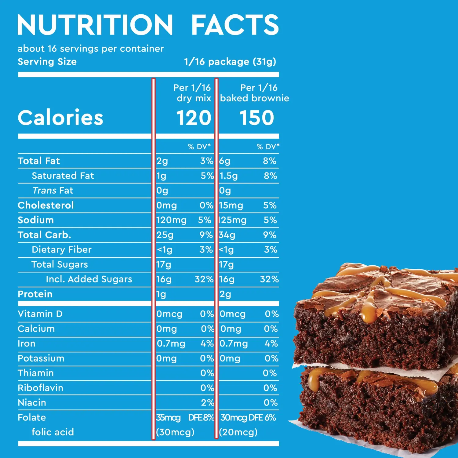 Duncan Hines Brownie Mix, Salted Caramel Flavored, 17.6 oz.