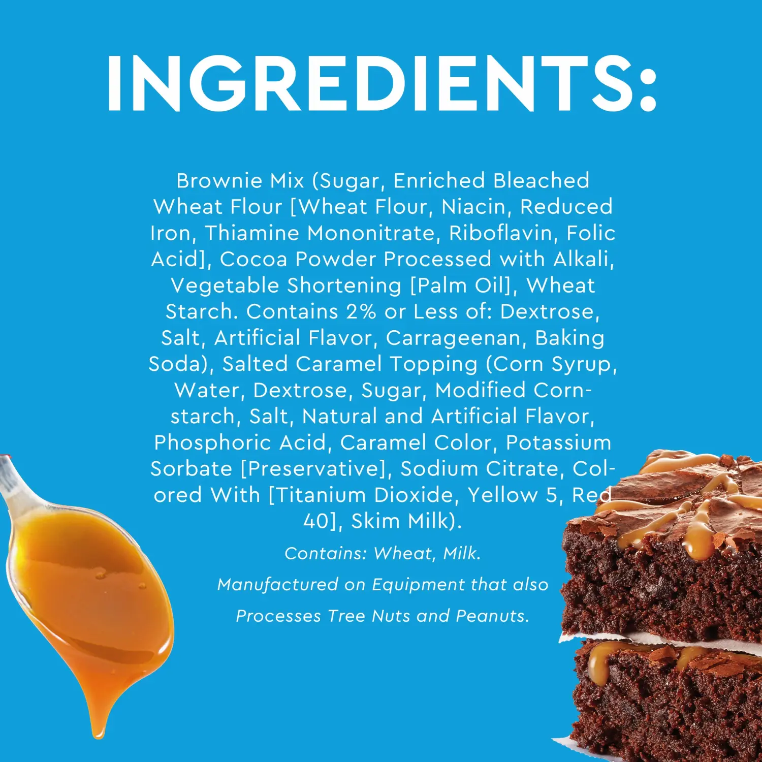 Duncan Hines Brownie Mix, Salted Caramel Flavored, 17.6 oz.