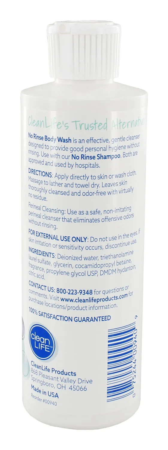 No Rinse Body Wash (1 bottle)
