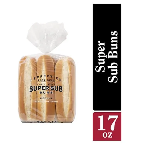 Perfection Deli 1901-Super Sub 6ct