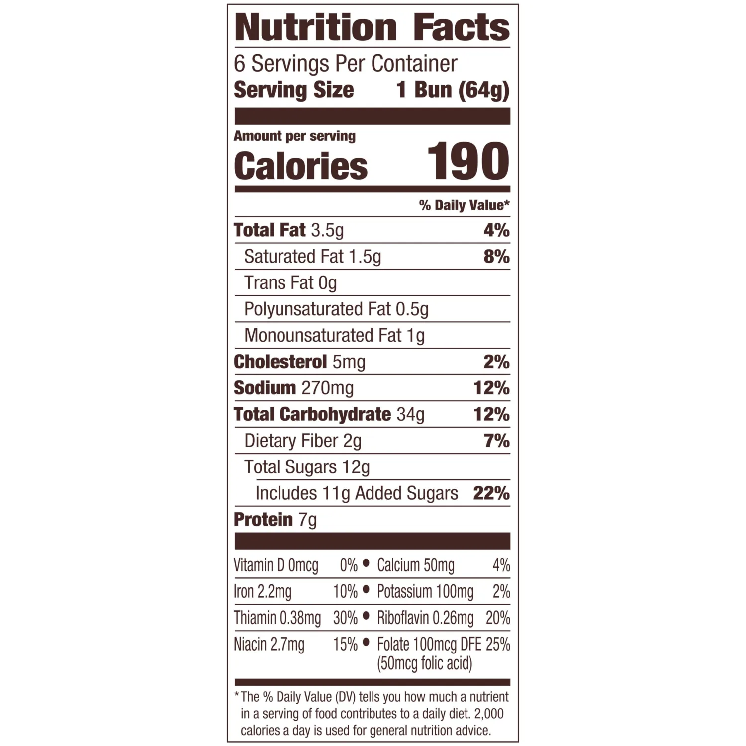 Pepperidge Farm Farmhouse Brioche Hamburger Buns, 6-Pack Bag