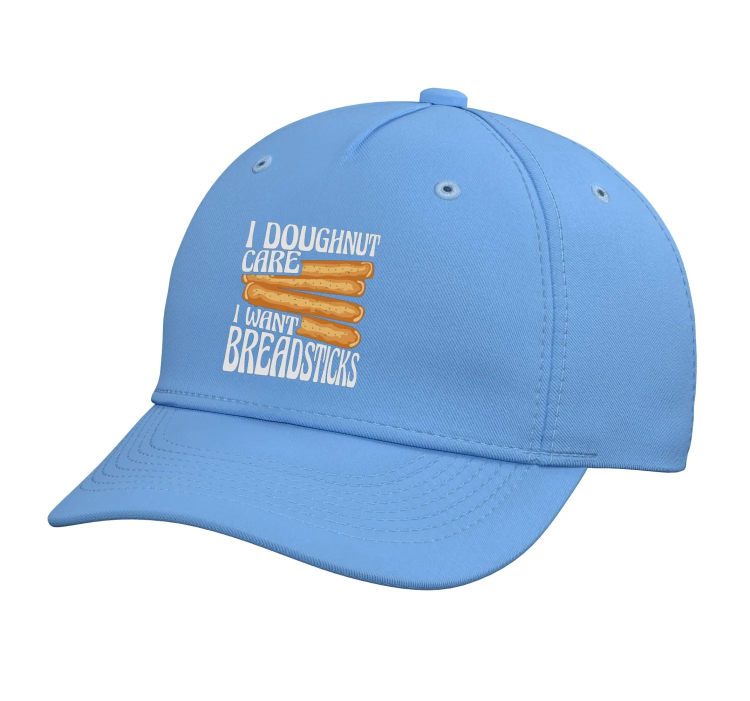 I Doughnut Care I Want Breadsticks Baked Bread Adjustable Baseball Hat