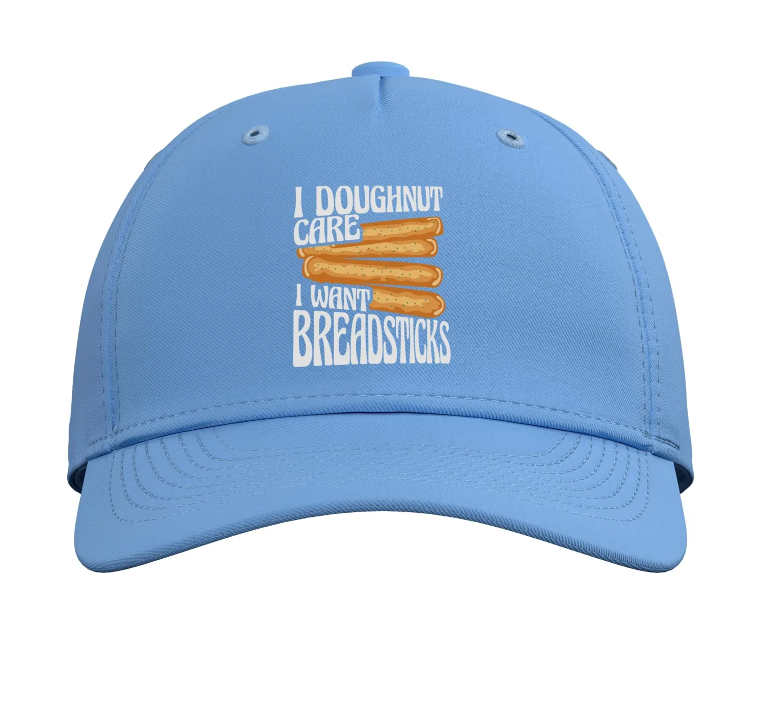 I Doughnut Care I Want Breadsticks Baked Bread Adjustable Baseball Hat