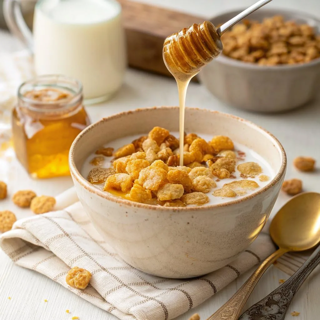 Fiber One Honey Clusters Breakfast Cereal, Fiber Cereal Made with Whole Grain, 17.5 oz