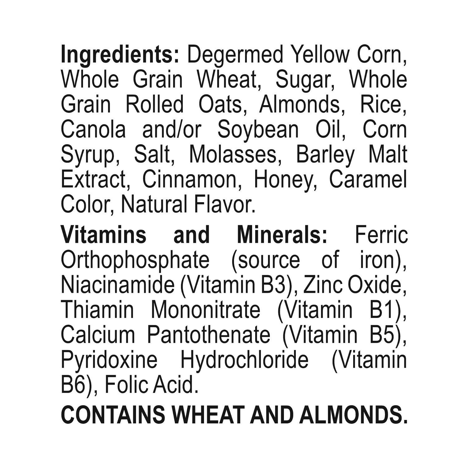 Malt-O-Meal Honey and Oat Blenders with Almonds Breakfast Cereal, Family Size Bulk, 30 oz Bag