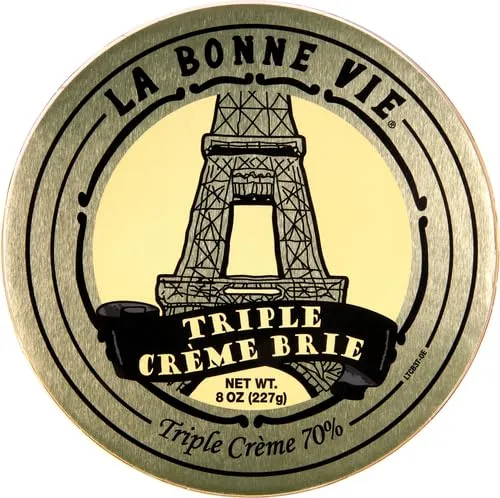 La Bonne Vie French Style Brie, Triple Creme, 8 oz