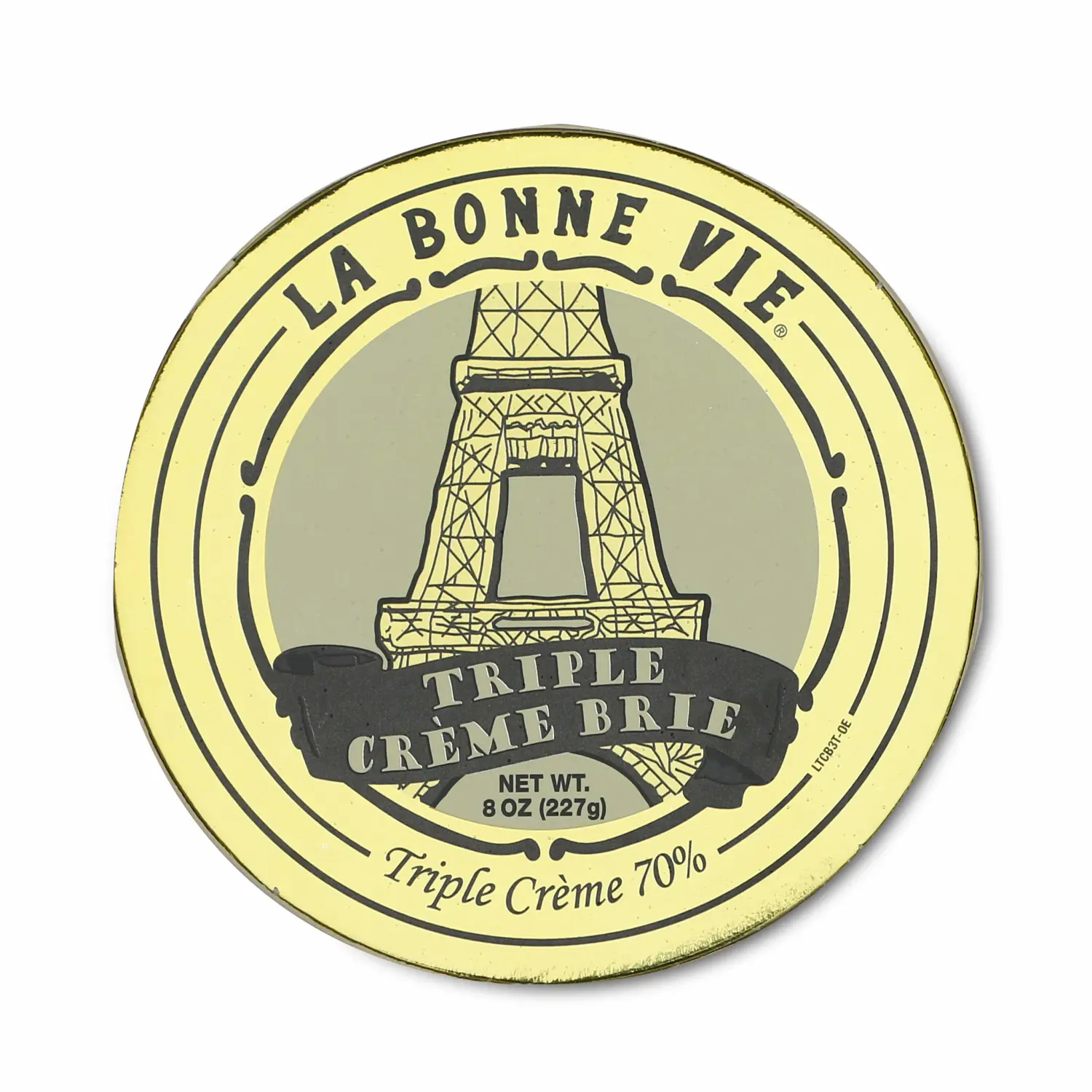 La Bonne Vie French Style Brie, Triple Creme, 8 oz