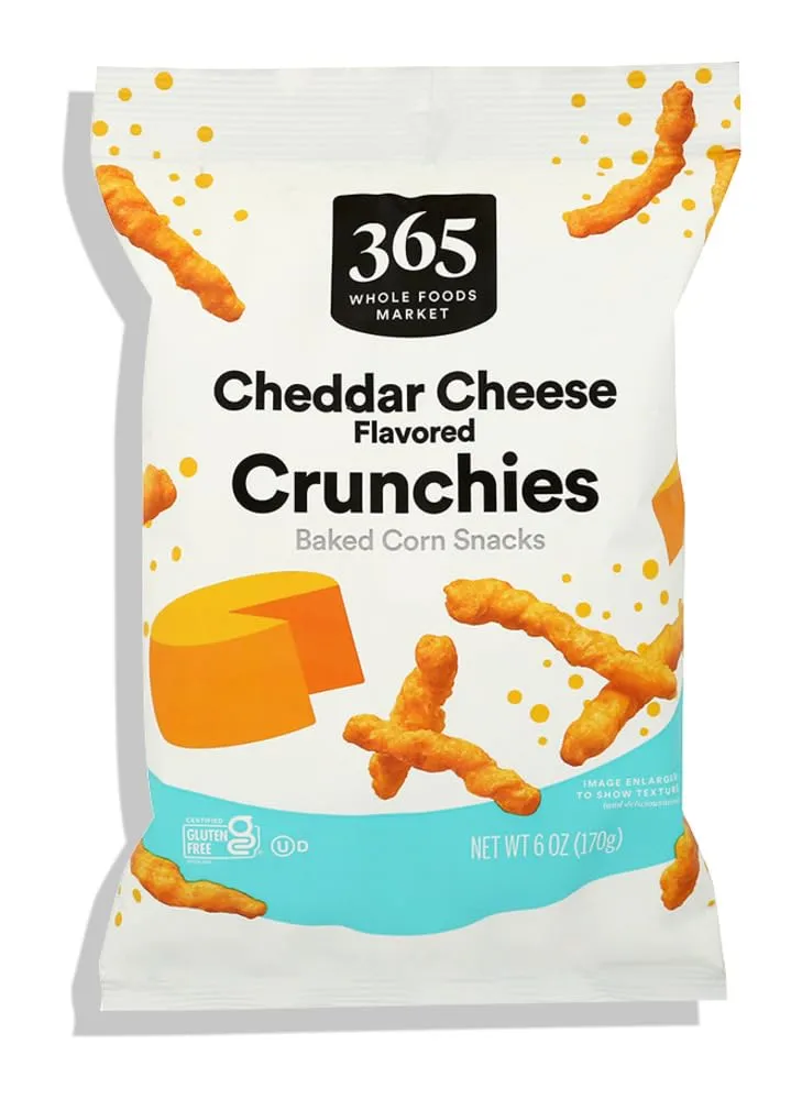 365 by Whole Foods Market Cheddar Cheese Curls, 6 OZ