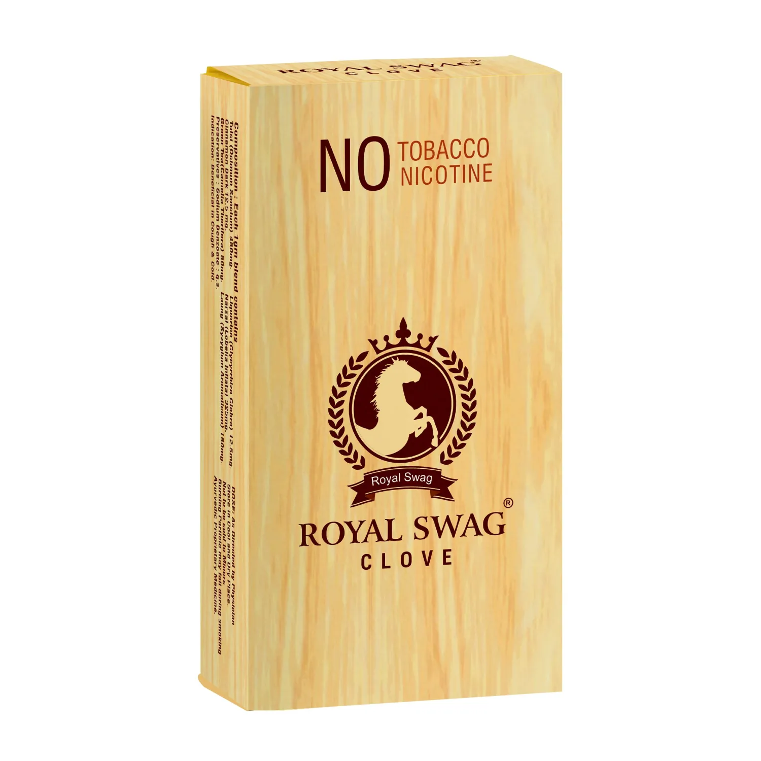 Herbal Cigarette 100% no Tobacco 10/Pack (Clove)