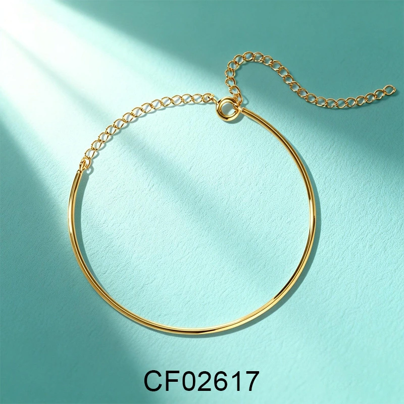 Titanium Steel Bracelet With 18k Gold Plating