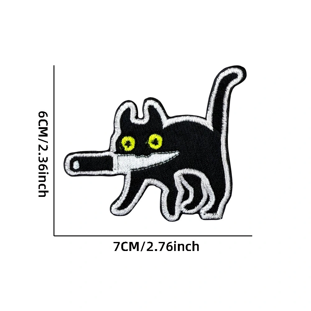 Cute Velcro Cartoon Animal Badges Mini Fabric Patches