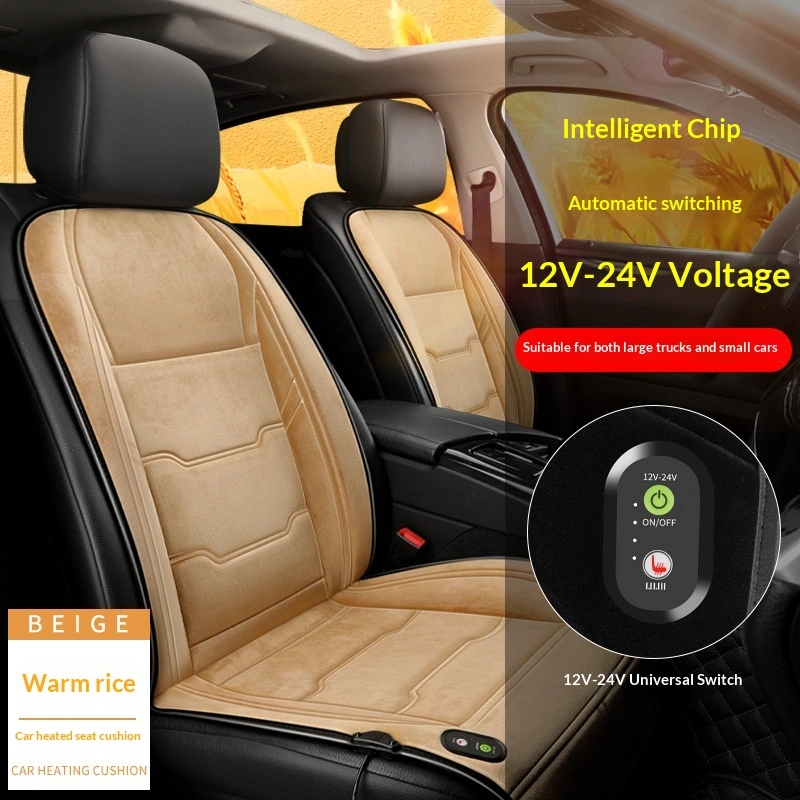 Universal Car Seat Heating Cushion For Both Single And Double Seats