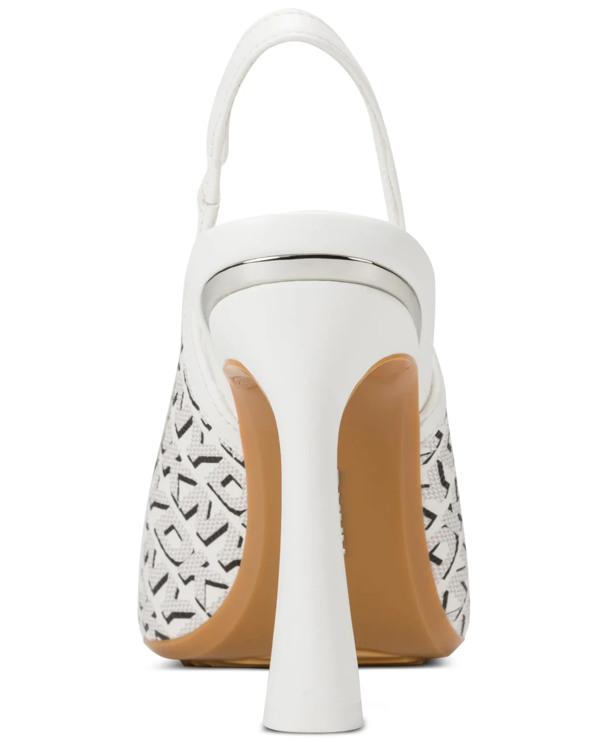 DKNY Womens Cinette Pointed Toe Slingback Dress Pump with Logo