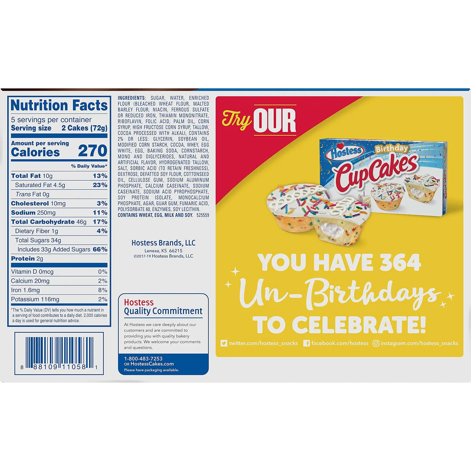 Hostess Iced Devil's Food Zingers | 12.7 Ounce | 10 Count | Pack of 2 (20 Total Zingers)
