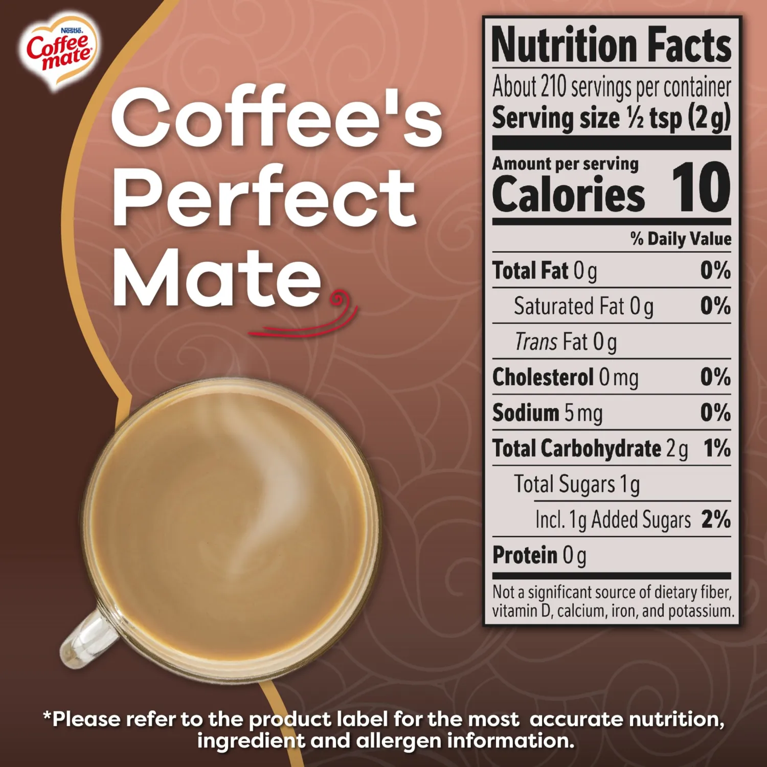 Nestle Coffee mate Chocolate Creme Powder Coffee Creamer