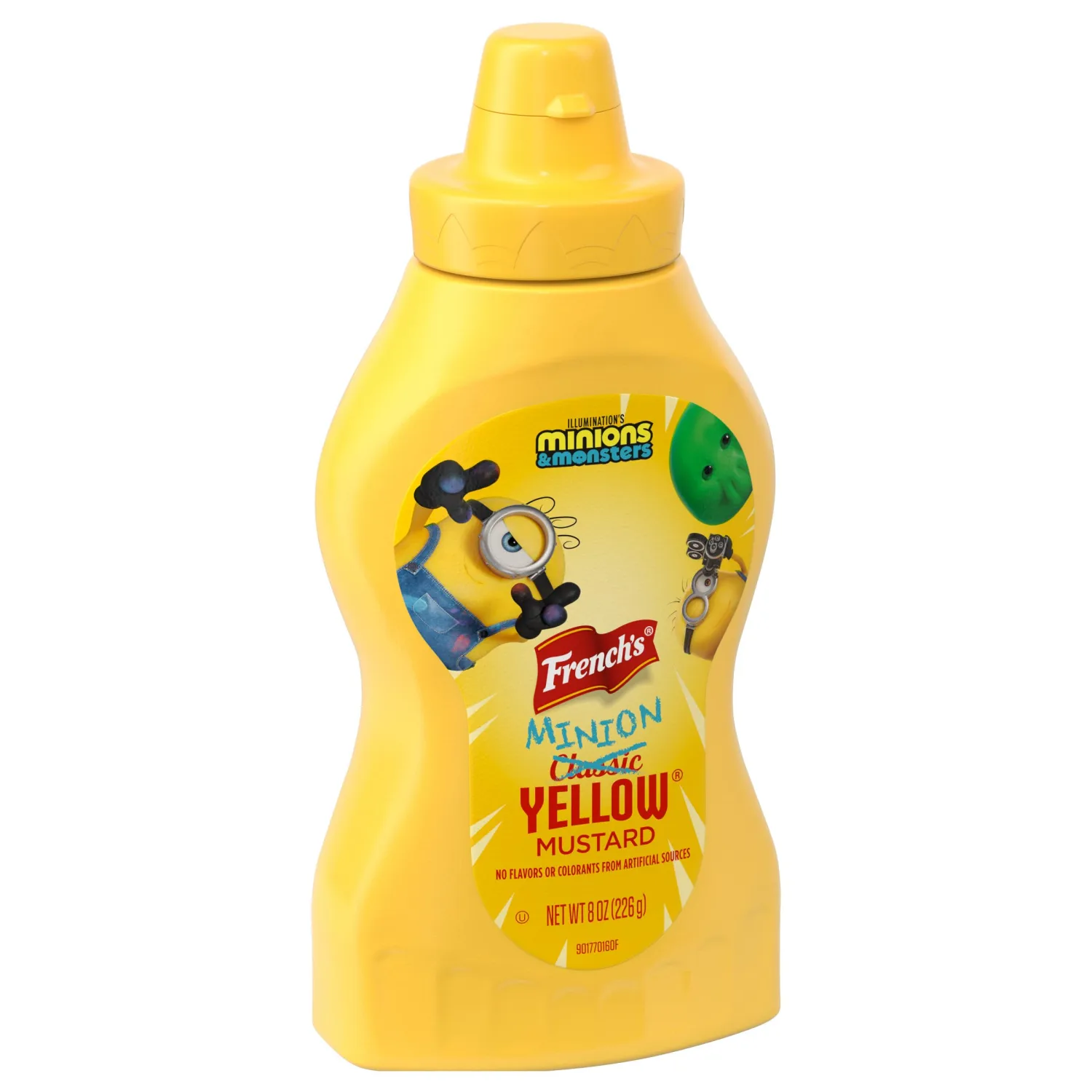 French’s Minion Yellow Mustard, No Flavors or Colorants From Artificial Sources, Limited Edition Offering While Supplies Last, Hot Dogs, Pretzel Dip, Hamburgers, Chicken Nuggets, Dipping Sauce, 8 oz