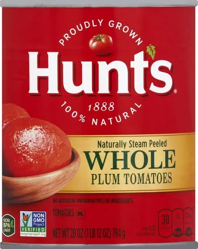 Hunt's Tomato Sauce with Basil, Garlic, and Oregano, Keto Friendly, 8 oz (Pack of 6)