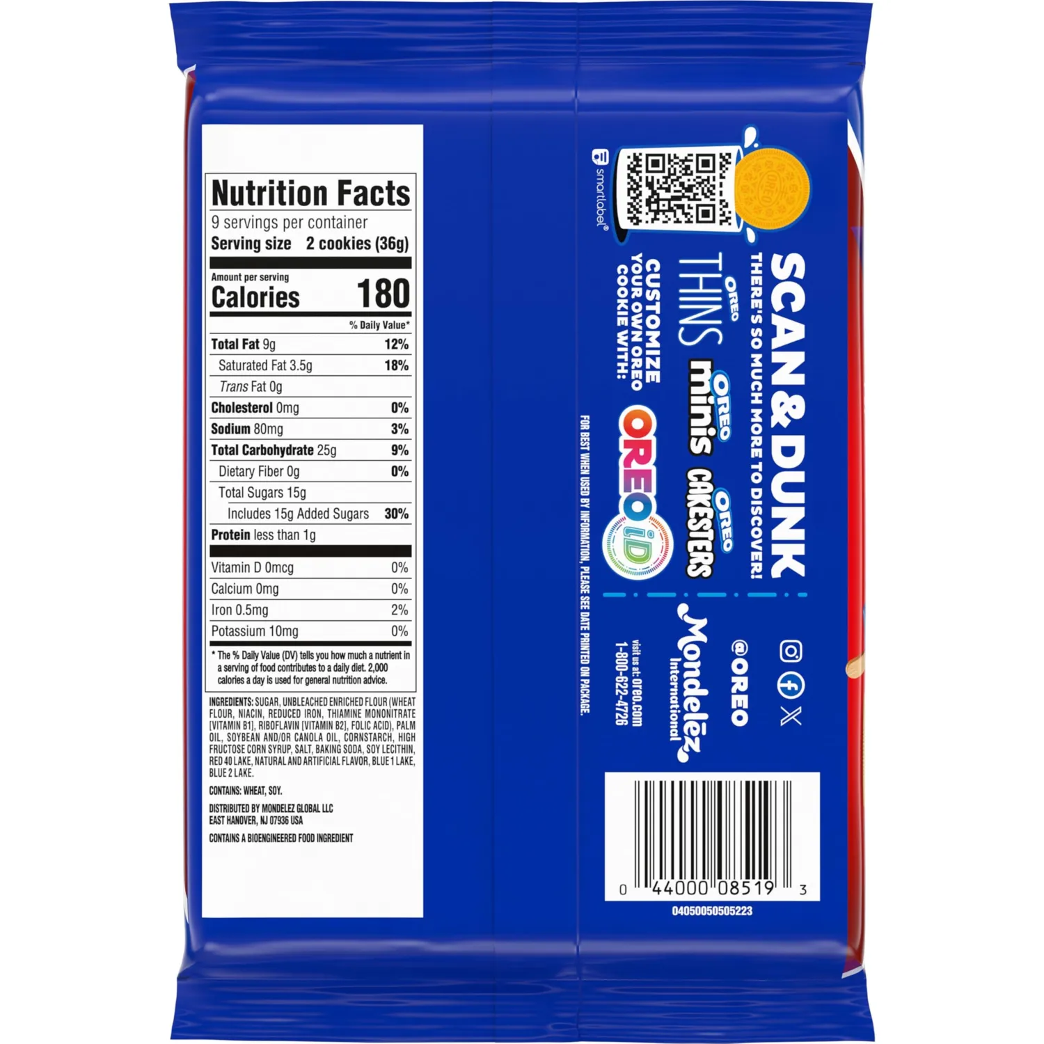 OREO Firecracker Pop Sandwich Cookies, Limited Edition, 11.46 oz