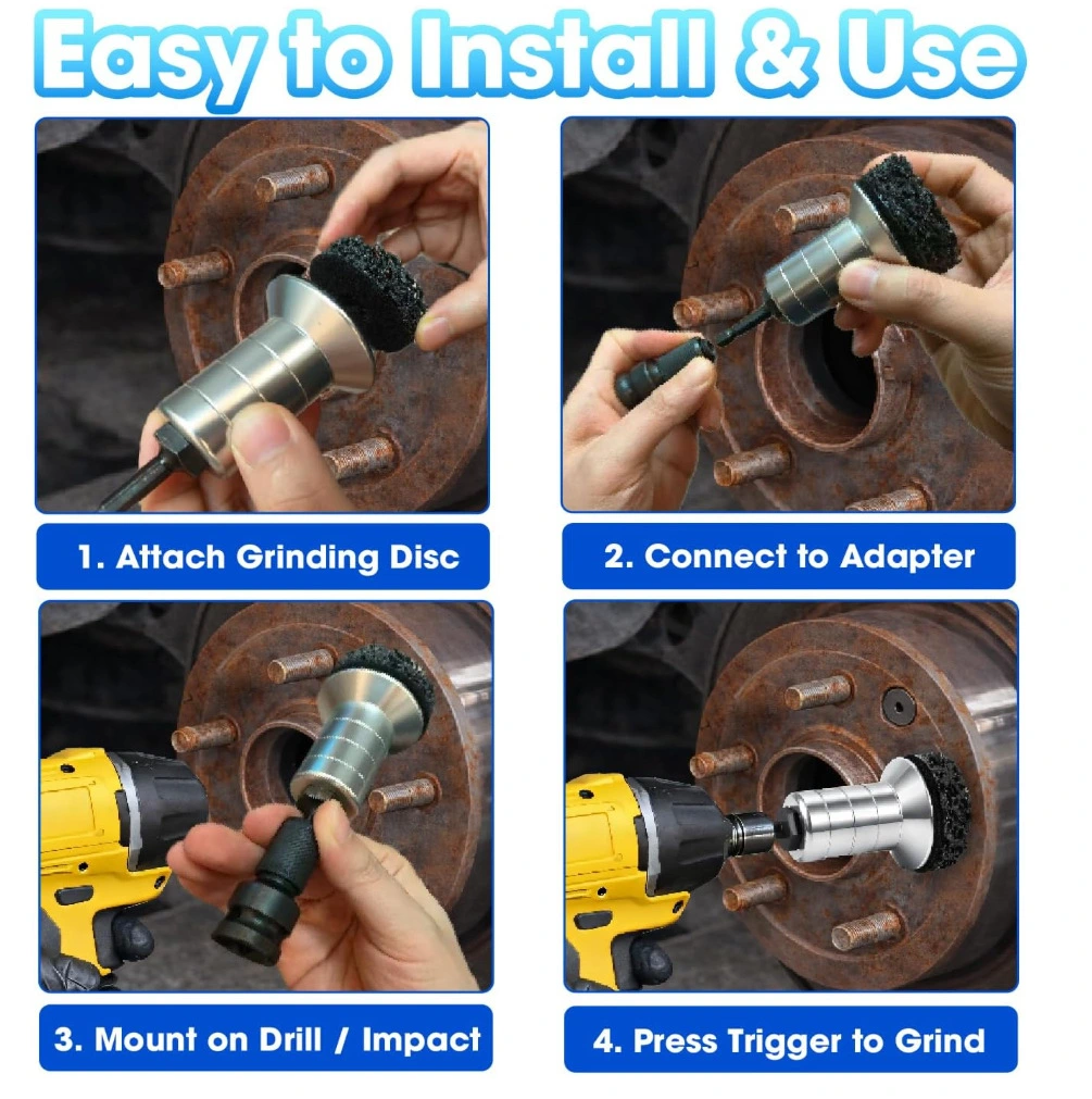 Wheel Hub Maintenance Tool Axle Head Brake Disc Grinding Head