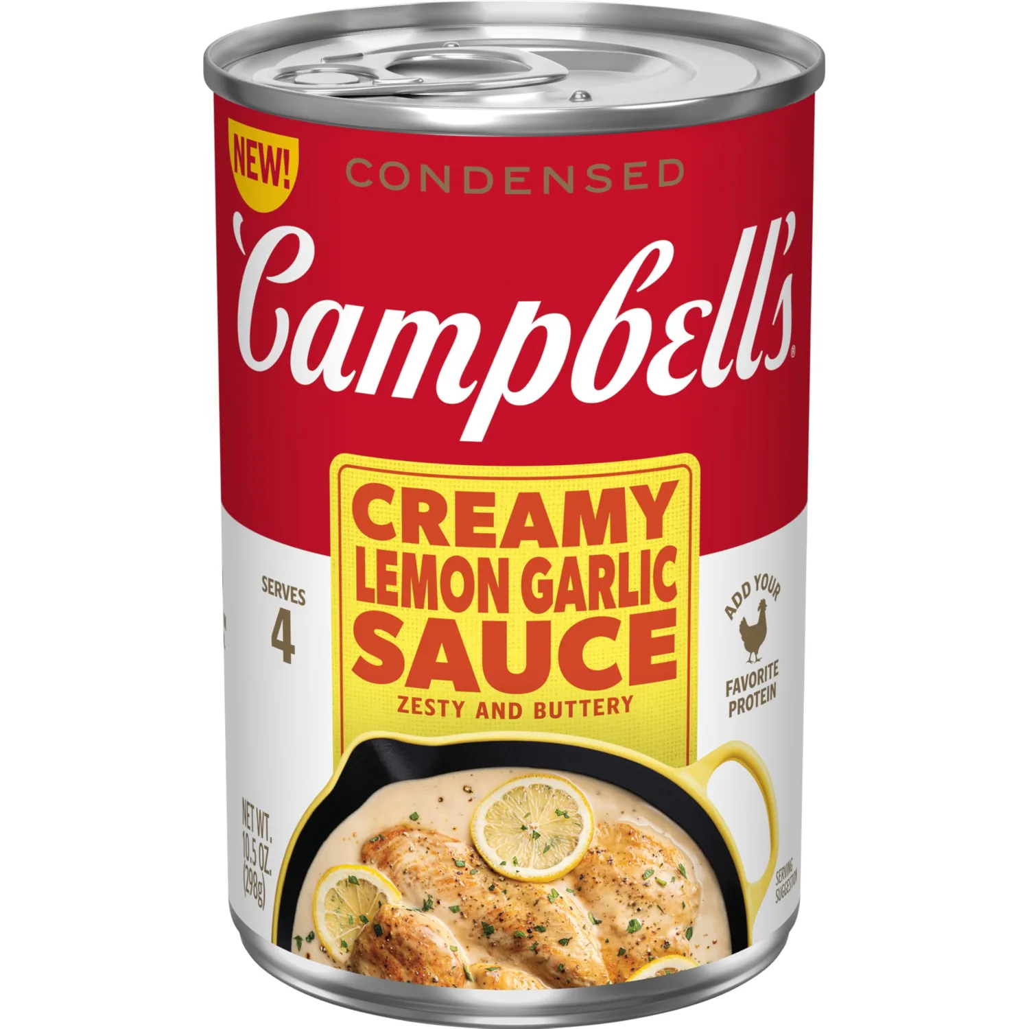 Campbell's Condensed Creamy Lemon Garlic Sauce, 10.5 Oz Can