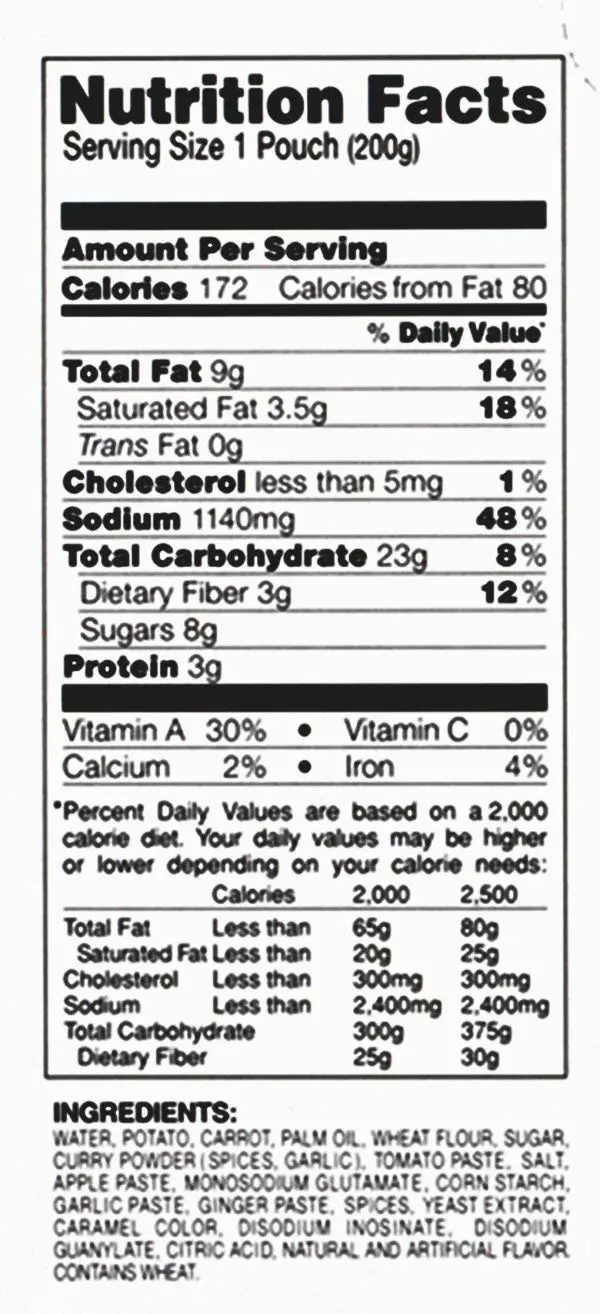 House Foods Curry Sauce with Vegetables (Hot)