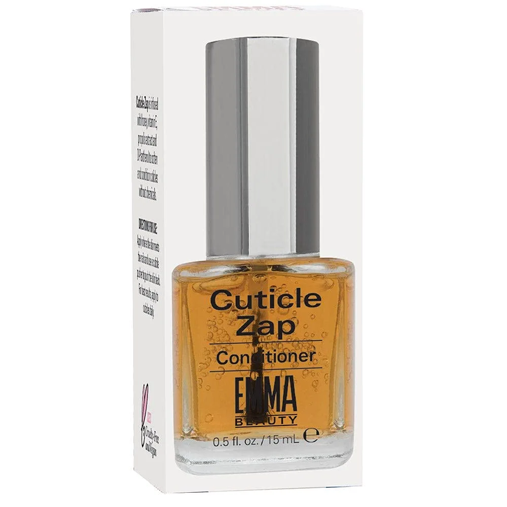 EMMA Beauty Cuticle Zap, Cuticle Softener & Nail Conditioner, 12+ Free Formula, 100% Vegan & Cruelty-Free, 0.5 fl. oz.