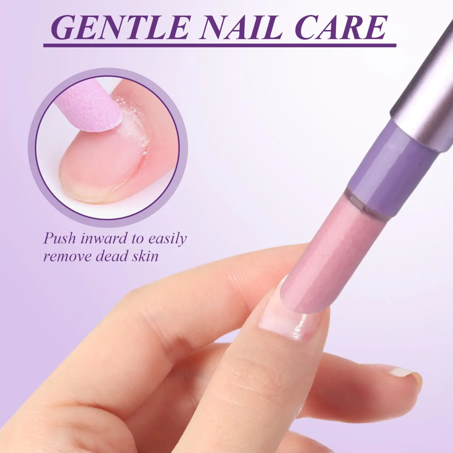 Plman 3-in-1 Cuticle Oil Pen, Cuticle Pusher Nail Oil Pen with Ceramic Tip, Nail Care Pen for Hangnails, Dry & Damaged Nail, Moisturize Strengthen Brighten Nails Care (Camellia-1PC Rotating)
