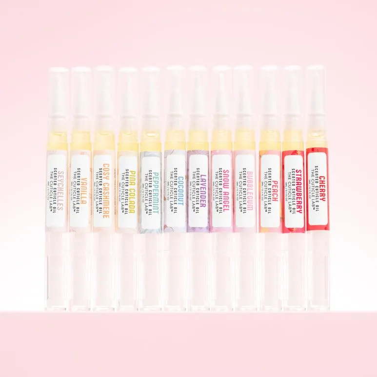 3ml Cuticle Oil pen - singular (ONE) 3ml pen in Snow Angel fragrance. Strengthening, Nourishing, Hydrating. 60+ fragrances available. Ideal for handbag, car, beauty on the go... Handmade in the UK.