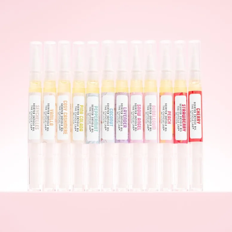 3ml Cuticle Oil pen - singular (ONE) 3ml pen in Vanilla fragrance. Strengthening, Nourishing, Hydrating. 60+ fragrances available. Ideal for handbag, car, beauty on the go... Handmade in the UK.
