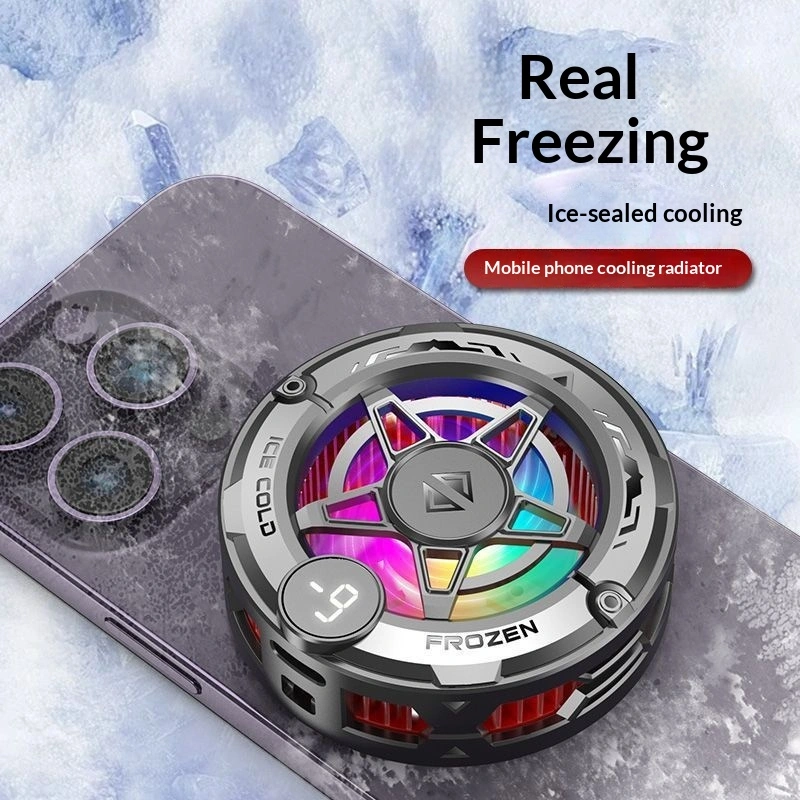 Real Ice-Bound Phone Cooler Gadget Magnetic Cooling