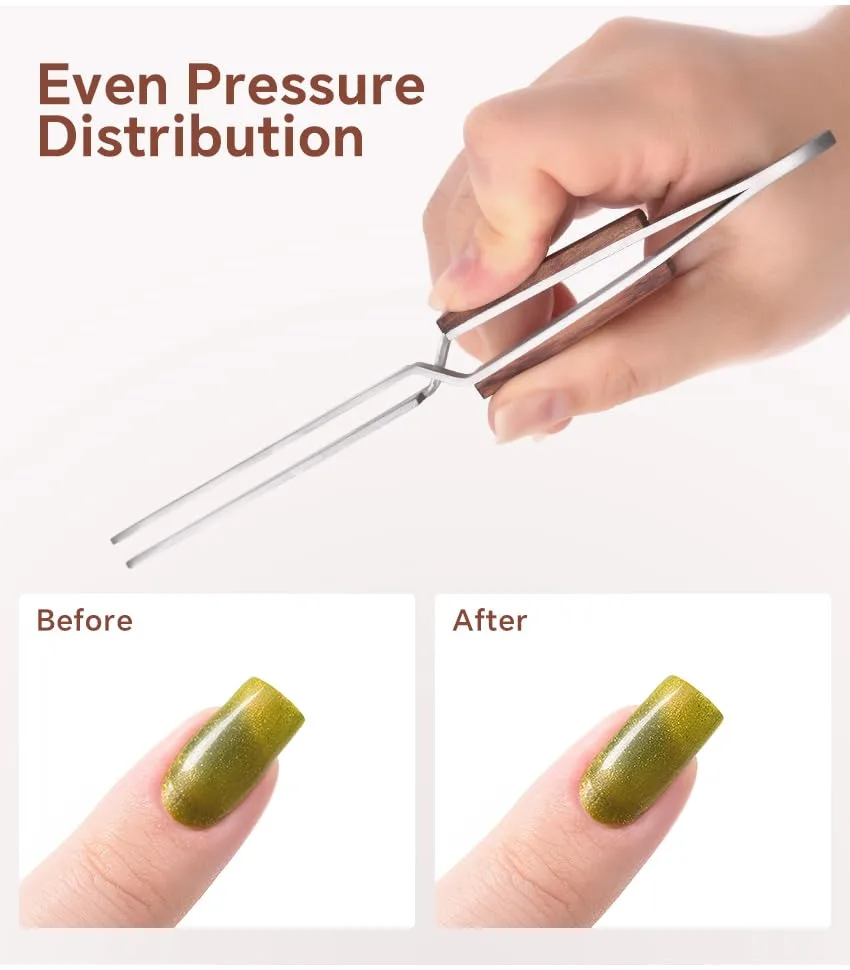 Professional Stainless Steel Nail Art Tweezers Precision Shaping and Pinching Clips for Manicure and Nail Design
