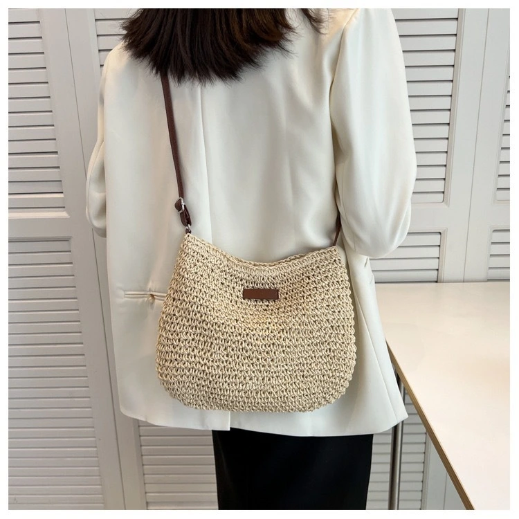 Summer Large-Capacity Shoulder New Style Handwoven Crossbody Bag