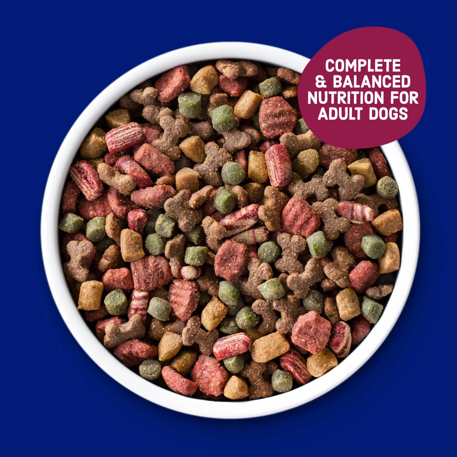 Kibbles 'n Bits Dry Dog Food, Savory Bacon & Steak Flavor for Adult Dogs, 3.5 lb. Bag