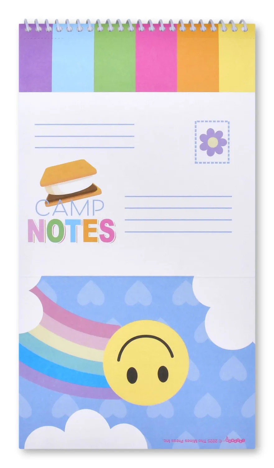 iscream Seal and Send 40 Sheet Stationery Note Card Pad with Seals - Camp Notes
