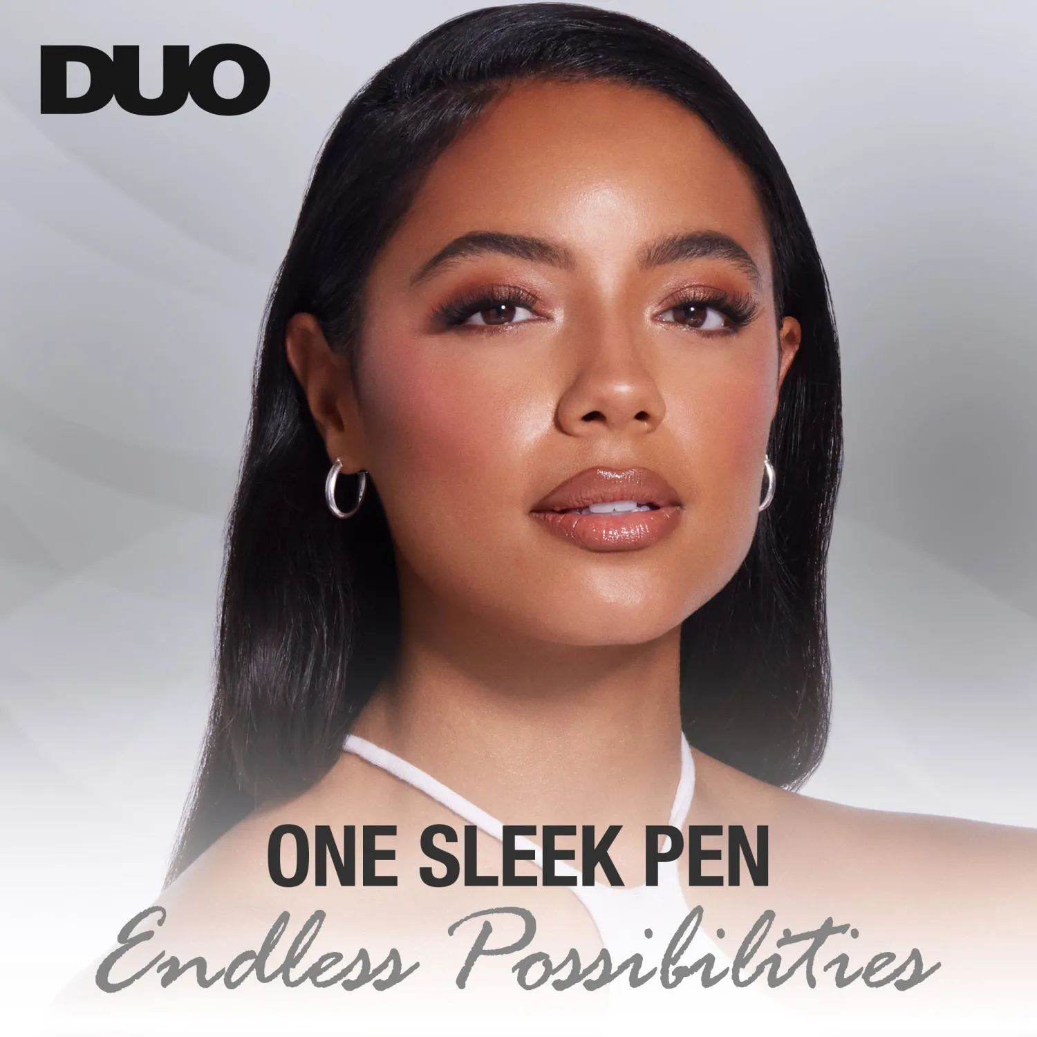 Duo Over & Under Lash Glue Liner – 2-in-1 Eyelash Adhesive and Eyeliner, Clear, Waterproof Long-Lasting Eyelash Glue Pen for Strip Lashes, 0.03 Fl Oz