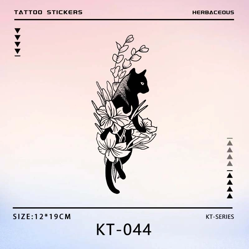 Cute And Fresh Herbal Juice Tattoo Sticker For Women