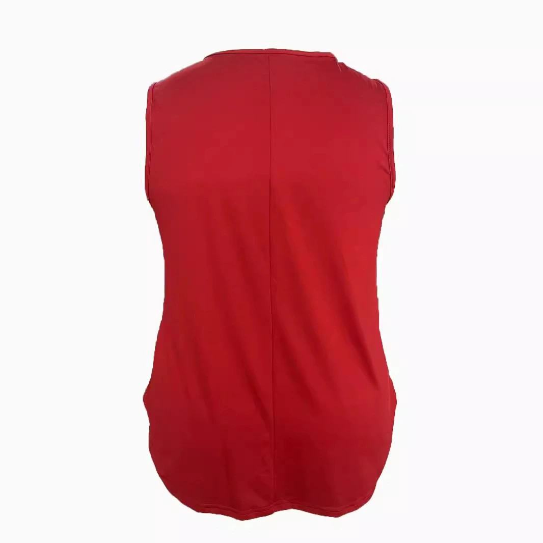 Summer Womens Solid-Color V-Neck Tank Top For Women